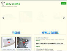 Tablet Screenshot of dailysealing.com